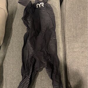 Striped Black and Gray Tech Suit TYR Avictor